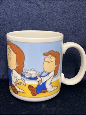 Retro Tetley Tea Folk mug